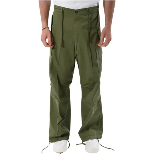 Cargo Cotton Pants with Elastic Waist , male, Sizes: W32, W33, W34 - Department Five - Modalova