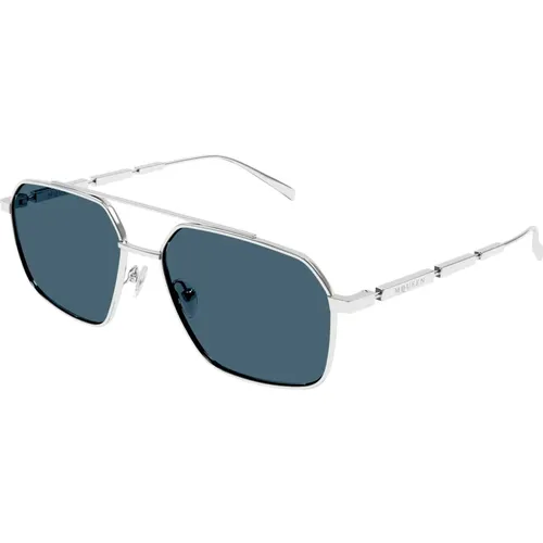 Stylische Sonnenbrille Am0477S Farbe 004 , Herren, Größe: 59 MM - alexander mcqueen - Modalova