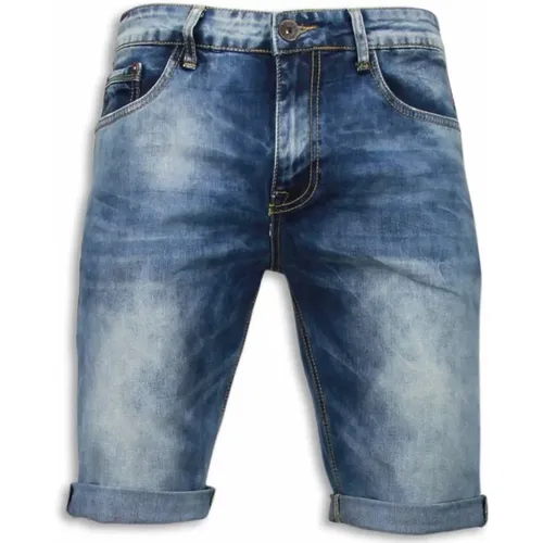 Stylish shorts for men - Short denim shorts for men - B079 , male, Sizes: W30, W31 - True Rise - Modalova