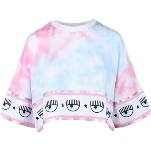 Baumwoll-T-Shirt mit Modellnamen - Chiara Ferragni Collection - Modalova