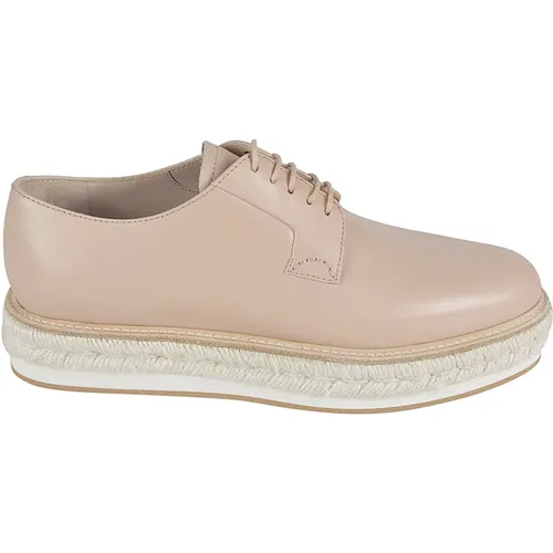Lace-up Shoes, Light and Natural , female, Sizes: 6 UK, 6 1/2 UK - Church's - Modalova