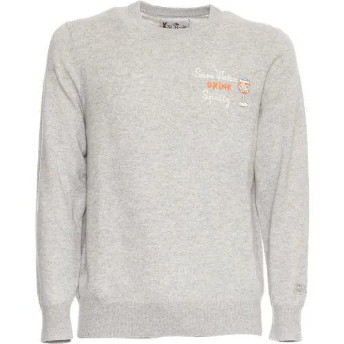 Grey Knitwear Sweater Aw24 , male, Sizes: S, M, XL - MC2 Saint Barth - Modalova