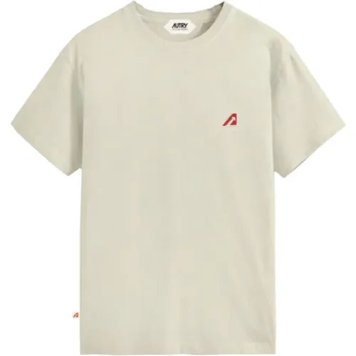 Cream Classic T-Shirt Upgrade , male, Sizes: S, XL - Autry - Modalova