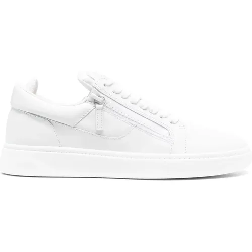 Leather Casual Trainers , male, Sizes: 10 UK, 11 UK, 7 UK - giuseppe zanotti - Modalova