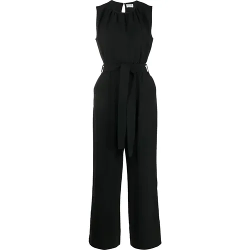 Schwarzer Blazer Jumpsuit Polyester Elastan - P.A.R.O.S.H. - Modalova