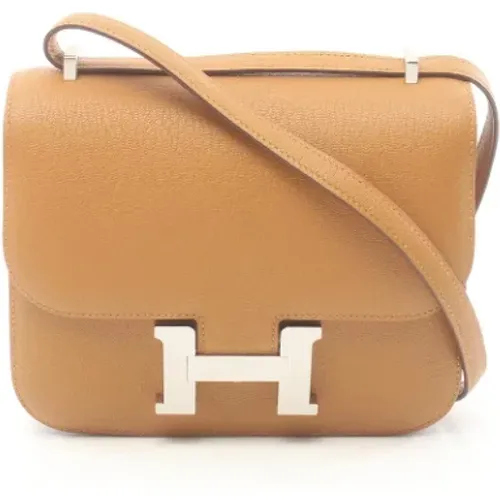 Pre-owned Leather shoulder-bags , female, Sizes: ONE SIZE - Hermès Vintage - Modalova