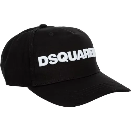 Adjustable Plain Logo Hat , male, Sizes: ONE SIZE - Dsquared2 - Modalova