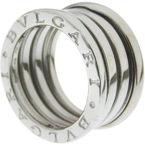 Pre-owned Silver rings , female, Sizes: ONE SIZE - Bvlgari Vintage - Modalova