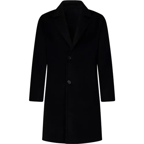 Wool Coat Classic Lapels , male, Sizes: M, S, L, XL - Low Brand - Modalova