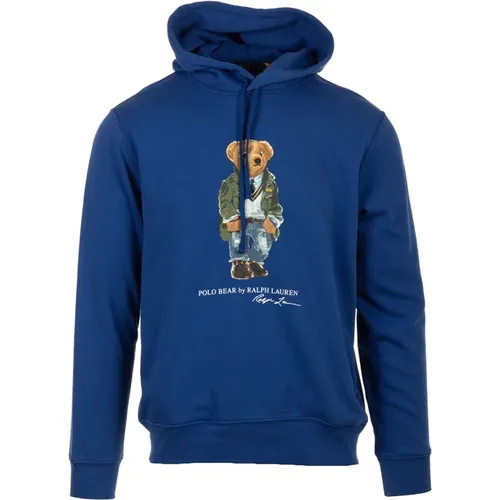 Blaue Pullover für Männer , Herren, Größe: M - Ralph Lauren - Modalova