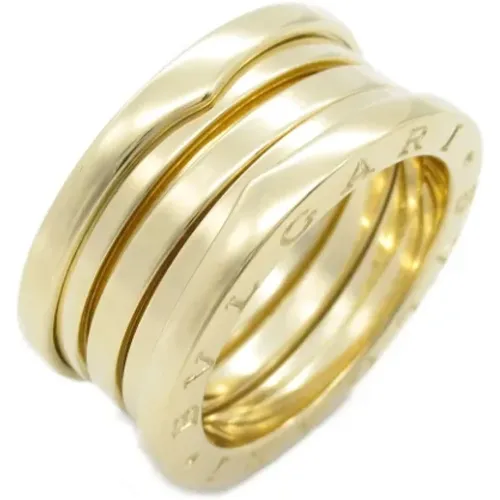 Pre-owned Gold rings , female, Sizes: ONE SIZE - Bvlgari Vintage - Modalova