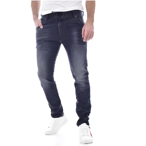 Tapered Stretch JoggJeans - Dunkel Denim , Herren, Größe: W32 L32 - Diesel - Modalova