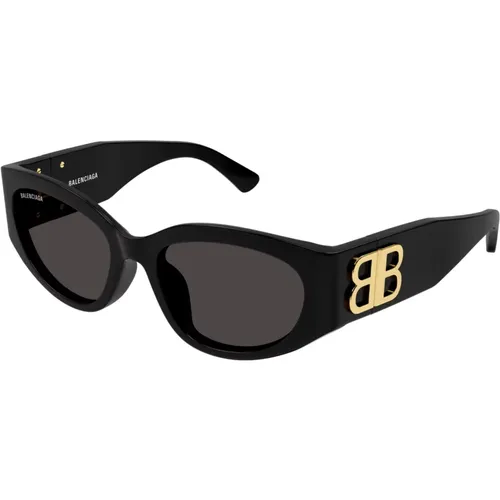 Bb0324Sk 002 Sonnenbrillen , Damen, Größe: 55 MM - Balenciaga - Modalova