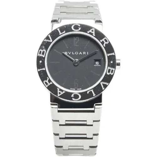 Pre-owned Stainless Steel watches , female, Sizes: ONE SIZE - Bvlgari Vintage - Modalova