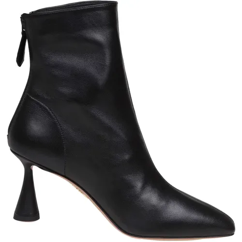 Leather Ankle Boots , female, Sizes: 5 1/2 UK, 4 1/2 UK - Aquazzura - Modalova