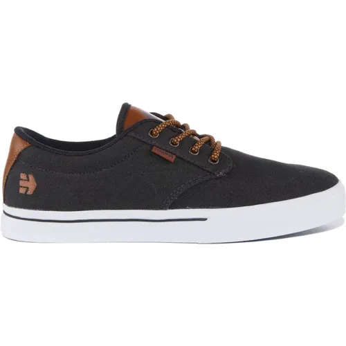 Canvas Low Top Trainers in Navy , male, Sizes: 7 UK - Etnies - Modalova
