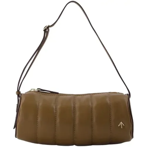 Leather handbags , female, Sizes: ONE SIZE - Manu Atelier - Modalova