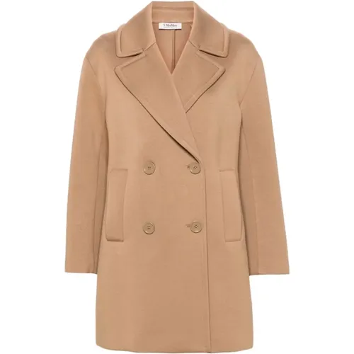 Double-Breasted Coat , female, Sizes: L, M - Max Mara - Modalova