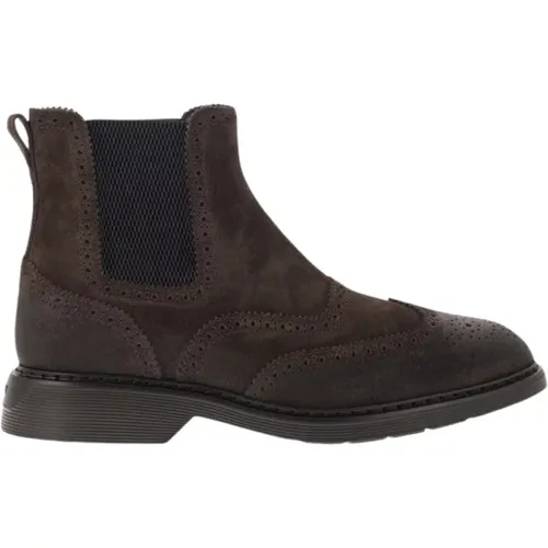 Ankle Boots , Herren, Größe: 39 1/2 EU - Hogan - Modalova