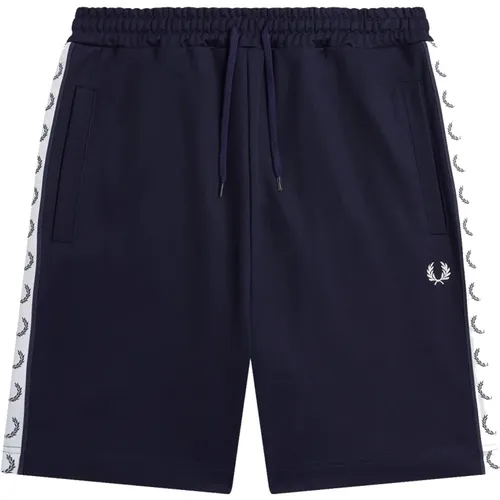 Taped Tricot Sports Shorts , male, Sizes: S - Fred Perry - Modalova