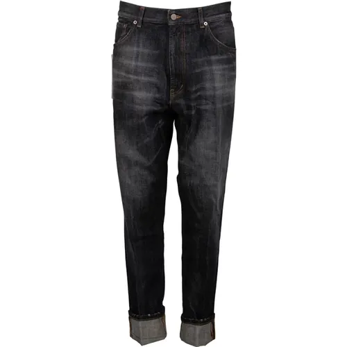 Loose Fit Jeans Made in Italy , male, Sizes: W30, W33, W34, W32 - Dondup - Modalova