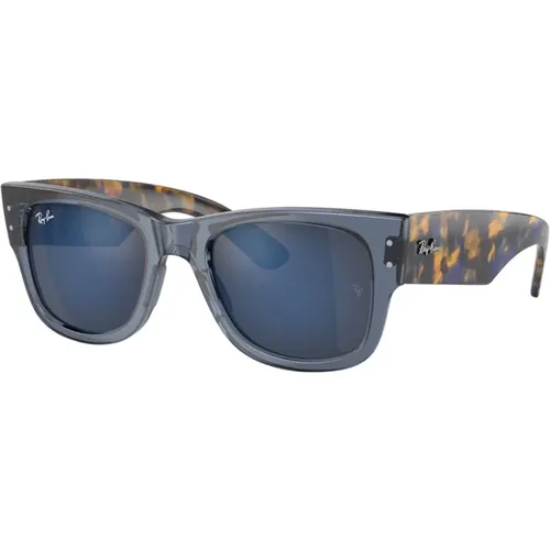 Mega Wayfarer Sunglasses Transparent , unisex, Sizes: 51 MM - Ray-Ban - Modalova