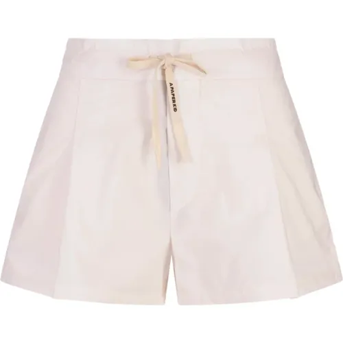 Cotton Poplin Elasticated Waist Shorts , female, Sizes: S, L, XS, M - A Paper Kid - Modalova