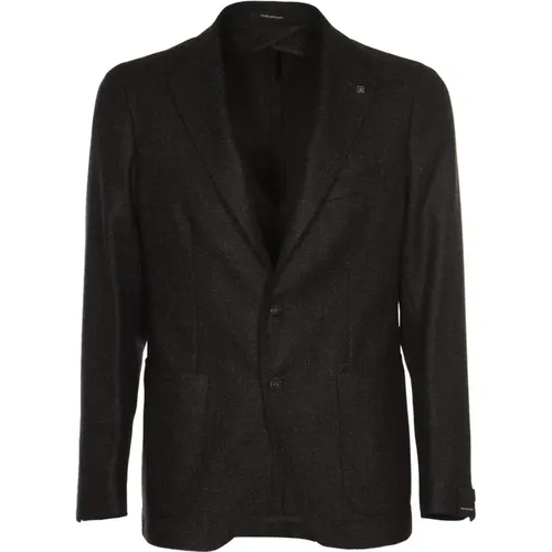 Schwarze Jacken für Männer , Herren, Größe: 2XL - Tagliatore - Modalova