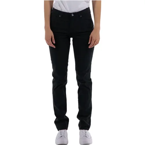 Schwarze Slim Fit Jeans , Damen, Größe: W28 - Armani Exchange - Modalova