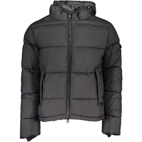 Umweltfreundliche schwarze Jacke mit abnehmbarer Kapuze , Herren, Größe: 2XL - North Sails - Modalova