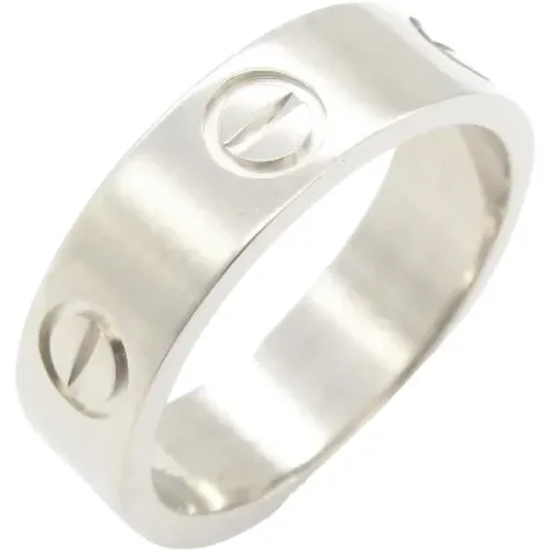 Pre-owned White Gold rings , female, Sizes: ONE SIZE - Cartier Vintage - Modalova