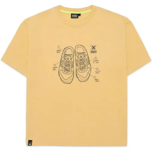 Vintage Casual T-shirt Sneakers , Herren, Größe: L - Munich - Modalova