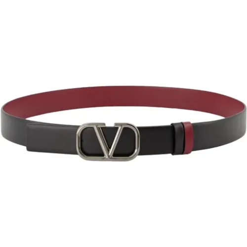 Reversible VLogo Belt , male, Sizes: 100 CM, 90 CM, 85 CM - Valentino Garavani - Modalova