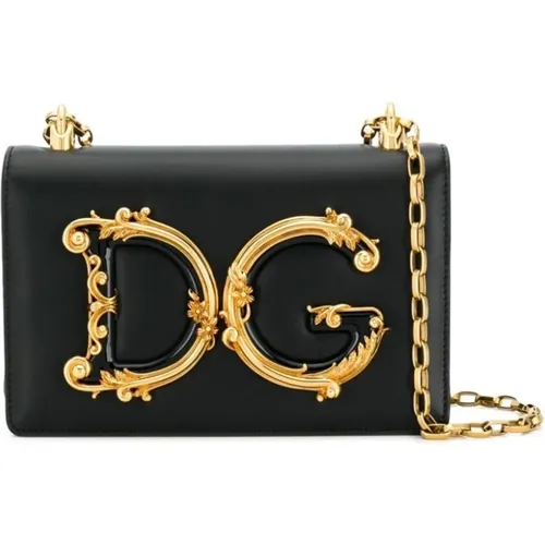 DG Girls Shoulder Bag , female, Sizes: ONE SIZE - Dolce & Gabbana - Modalova