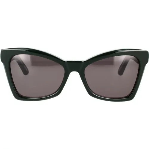 Womens Cat-Eye Sunglasses with Sharp Angles , female, Sizes: 57 MM - Balenciaga - Modalova
