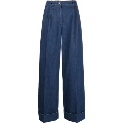 High-waist wide-leg jeans , female, Sizes: M, 2XS - Gucci - Modalova
