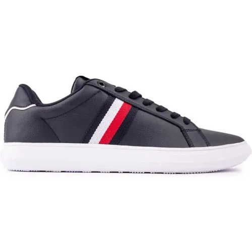 Corporate Stripes Trainers , Herren, Größe: 41 EU - Tommy Hilfiger - Modalova