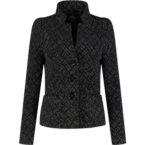 Schmale Passform Blazer mit 3-Knopfverschluss - ML Collections - Modalova