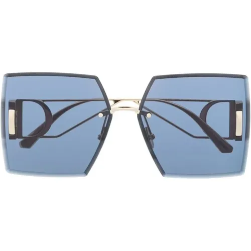 Gold Sunglasses S7U B0B0 , female, Sizes: 64 MM - Dior - Modalova