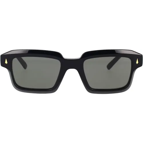 Kühle Schwarze Giardino Sonnenbrille , Damen, Größe: 50 MM - Retrosuperfuture - Modalova