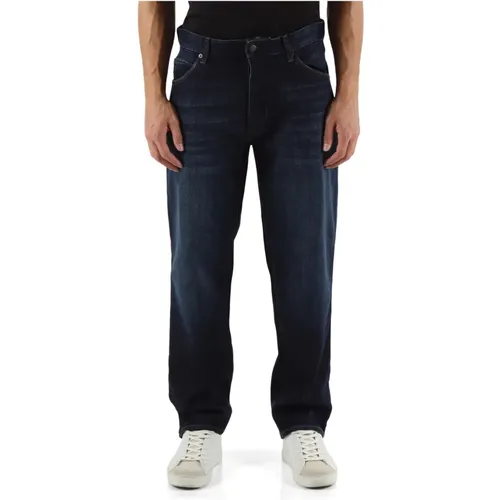 Loose Fit Jeans with Five Pockets , male, Sizes: W33 - Emporio Armani - Modalova