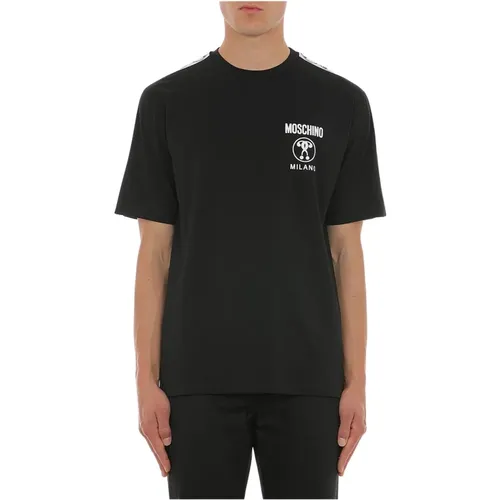 Cotton Jersey T-Shirt , male, Sizes: S, 2XL, XL - Moschino - Modalova