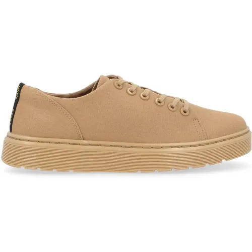 Beige Dante Sneaker Stoff Logo Riemen , Herren, Größe: 46 EU - Dr. Martens - Modalova