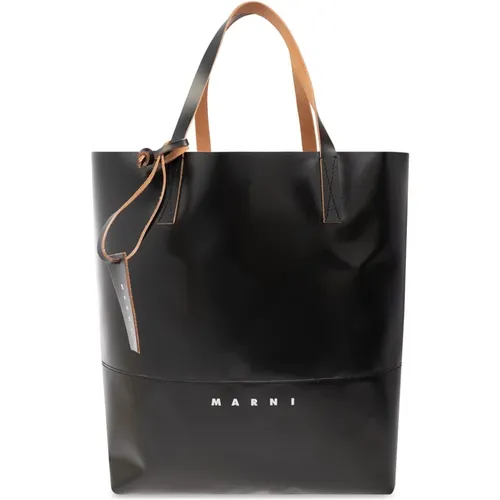 ‘Tribeca’ shopper bag , male, Sizes: ONE SIZE - Marni - Modalova