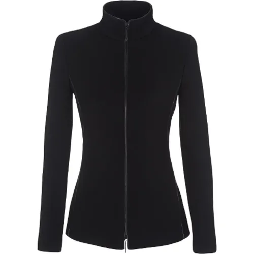 Stretch Wool Jacket , female, Sizes: 3XL, 4XL - Giorgio Armani - Modalova