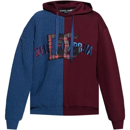 Logo Wool Sweater for Men , male, Sizes: S - Dolce & Gabbana - Modalova