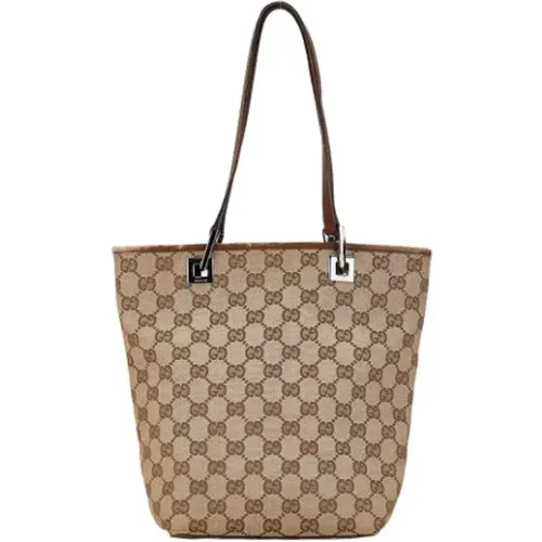 Pre-owned Canvas gucci-bags , female, Sizes: ONE SIZE - Gucci Vintage - Modalova