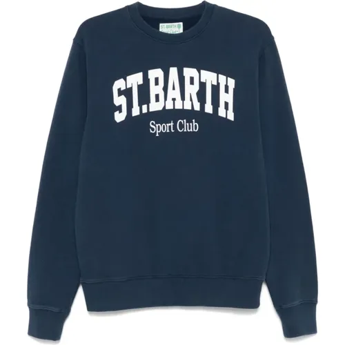 Sweater with Logo Print , male, Sizes: M, S, L, XL - MC2 Saint Barth - Modalova