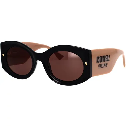 Innovative Sunglasses with Unmistakable Details , unisex, Sizes: 51 MM - Dsquared2 - Modalova