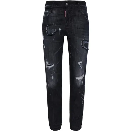 Stilvolle Gerades Jeans für Frauen , Damen, Größe: M - Dsquared2 - Modalova